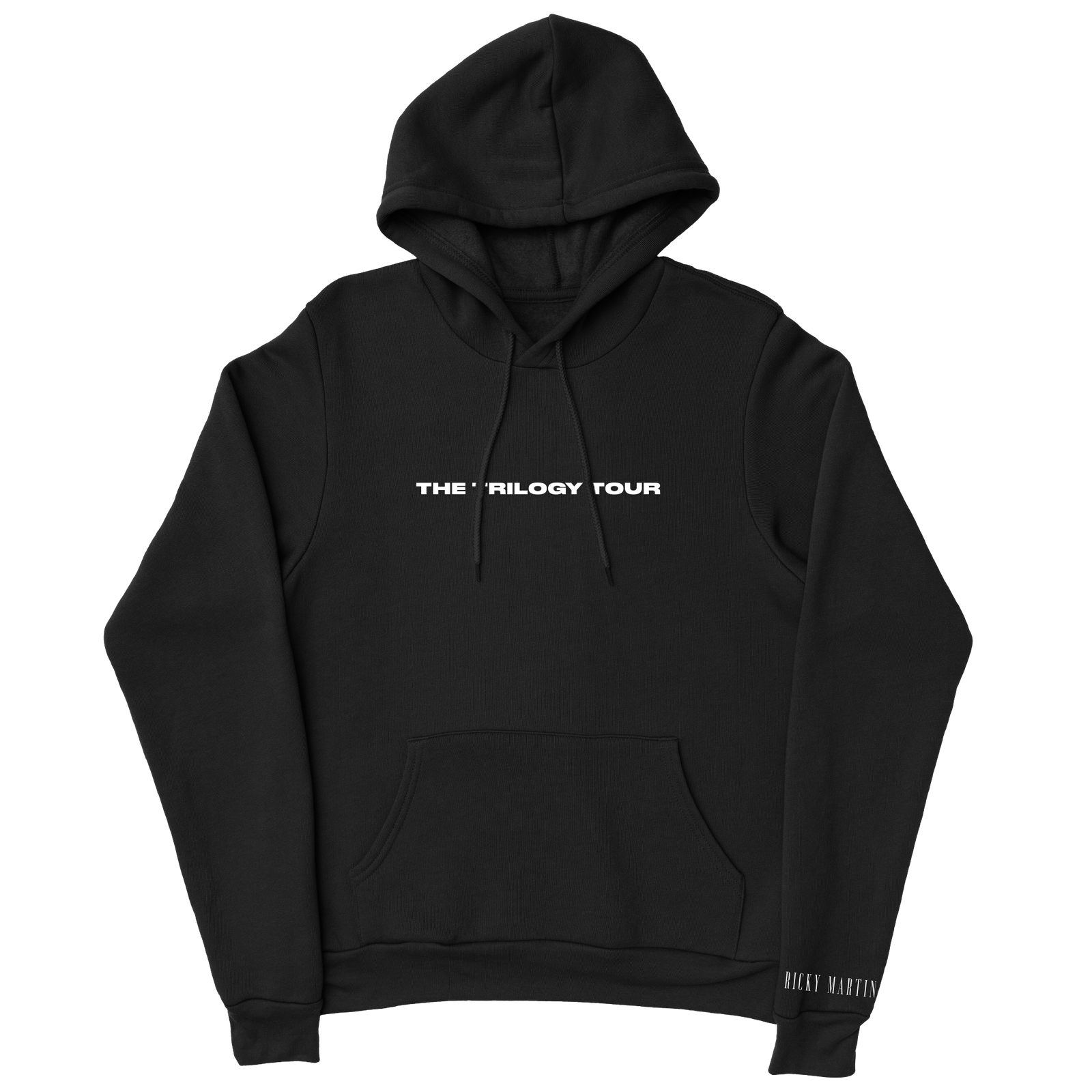 Title Collage Black Pullover Hoodie Front