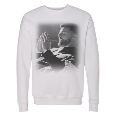 Ricky Martin White Sweatshirt